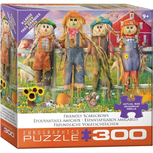 Friendly Scarecrows by Eduard 300 Piece Jigsaw Puzzle by Eurographics - 1