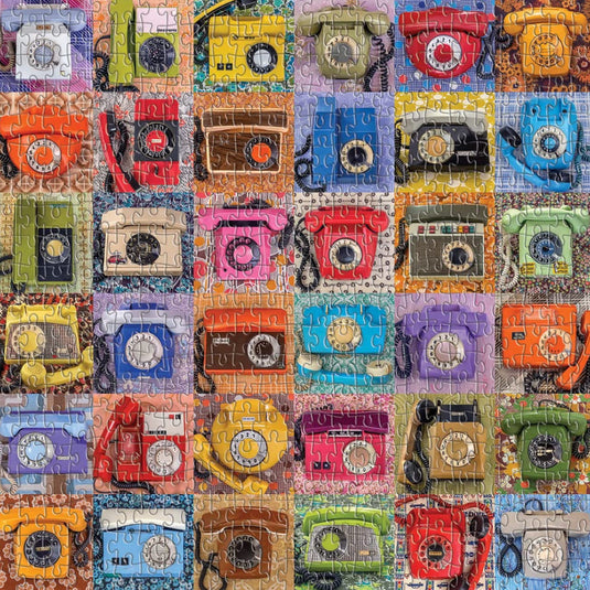 Eastern Bloc Telephones 500 Piece Puzzle by Galison - 3
