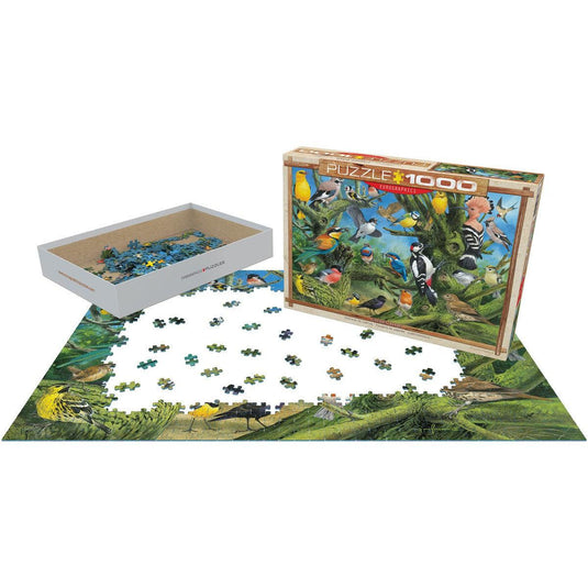 Garden Birds by Francis 1000 Piece Jigsaw Puzzle by Eurographics - 3