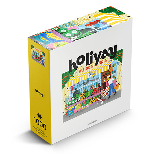 At the Market 1000 Piece Jigsaw Puzzle by Holiyay - 1