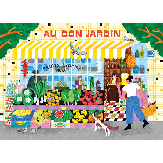 At the Market 1000 Piece Jigsaw Puzzle by Holiyay - 2