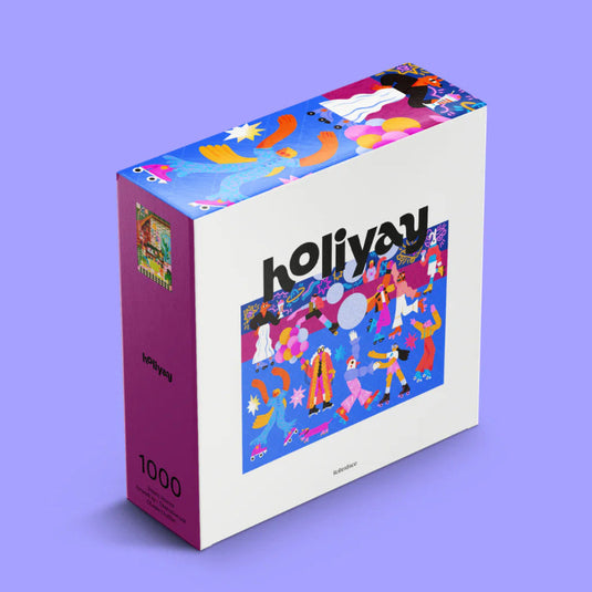 Barbora Keherova, Roller Disco 1000 Piece Jigsaw Puzzle by Holiyay - 1
