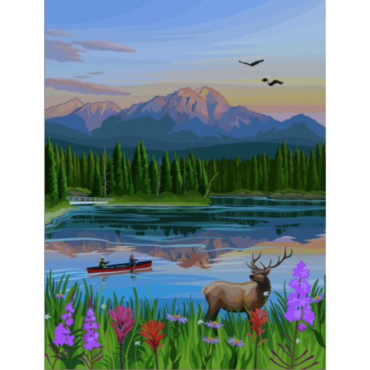 Jasper Flowers | 500-Piece Puzzle for Adults | Designed in Canada by Kelsey Voss - 5