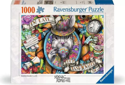 Fashionably Late 1000 Piece Jigsaw Puzzle by Ravensburger
