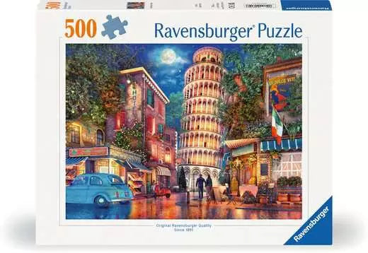 Streets of Pisa 500 Piece Jigsaw Puzzle by Ravensburger - 1