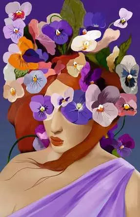 PUZ MOM Violet 200 Piece Jigsaw Puzzle by Ravensburger