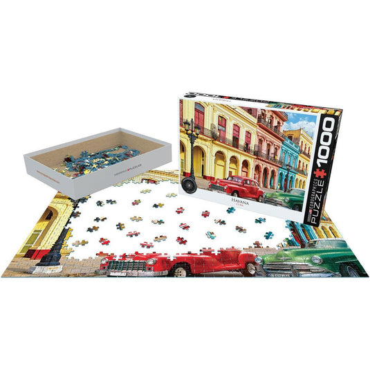 La Havana - Cuba 1000 Piece Jigsaw Puzzle by Eurographics - 3