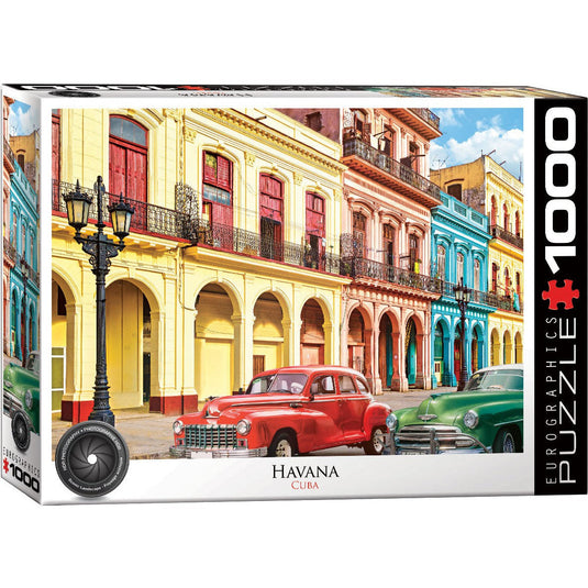 La Havana - Cuba 1000 Piece Jigsaw Puzzle by Eurographics - 1