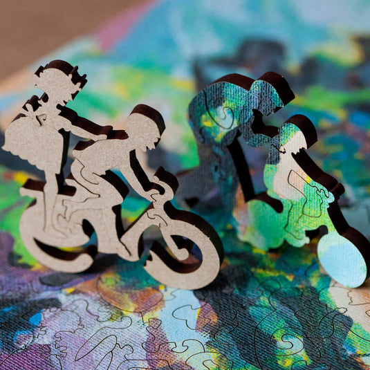 Treerific by Lukas Robillard 232 Piece Wooden Jigsaw Puzzle by Stumpcraft