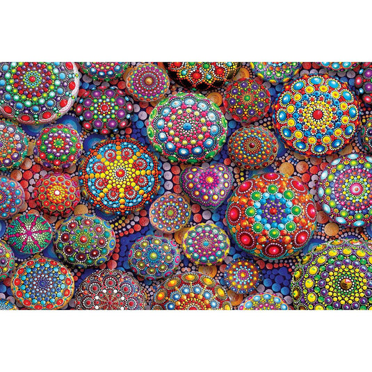 Meditative Mandala Stones 1000 Piece Jigsaw Puzzle by Eurographics - 2