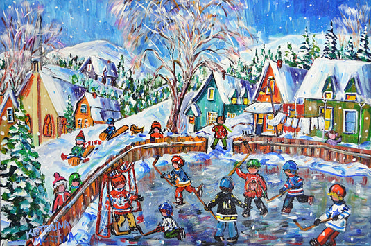 Another Goal by Katerina Mertikas 424 Piece Wooden Jigsaw Puzzle by Stumpcraft
