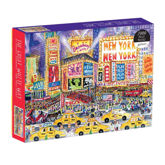 Michael Storrings The Great White Way 2000 Piece Puzzle by Galison - 1