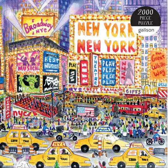 Michael Storrings The Great White Way 2000 Piece Puzzle by Galison - 2