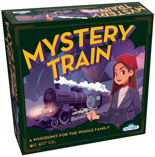 Mystery Train Board Game by Outset Media