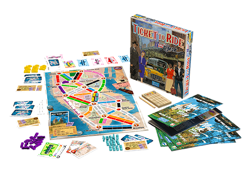 Ticket To Ride Cities: New York Board Game by Days Of Wonder
