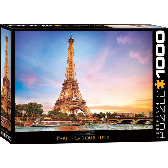 Paris La Tour Eiffel 1000 Piece Jigsaw Puzzle by Eurographics - 1