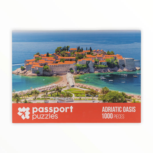 Adriatic Oasis 1000 Piece Jigsaw Puzzle by Passport Puzzles