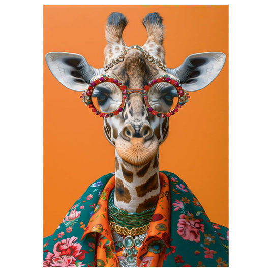 Crazy Giraffe 1000 Piece Jigsaw Puzzle by Piatnik - 2
