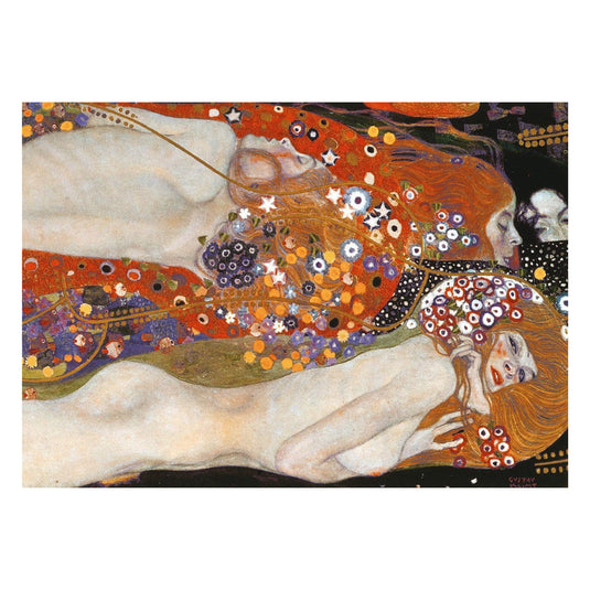 Klimt Water Serpents II 1000 Piece Jigsaw Puzzle by Piatnik - 2