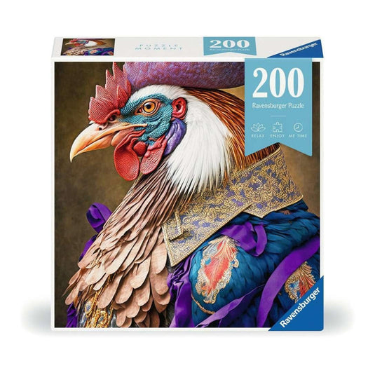 Puzzle Moments: Rooster General 200 Piece Puzzle by Ravensburger - 1