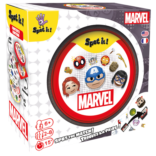 Spot It! Marvel Emojis Card Game by Zygomatic