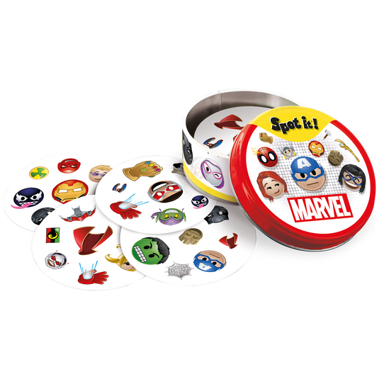 Spot It! Marvel Emojis Card Game by Zygomatic