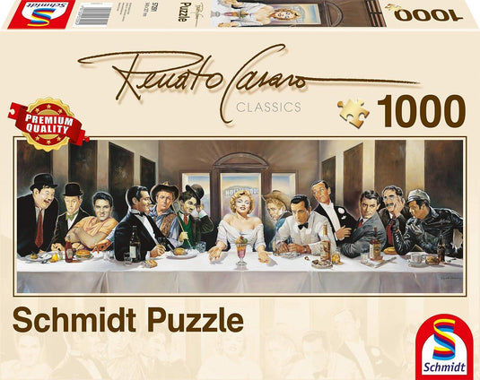 Celebrity Dinner 1000 Piece Jigsaw Puzzle by Schmidt Puzzle - 1
