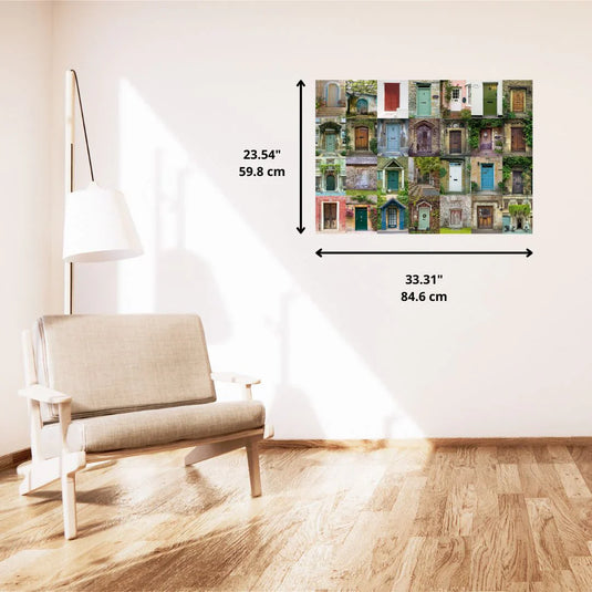 Doors 1500 Piece Jigsaw Puzzle by Schmidt Puzzle - 3