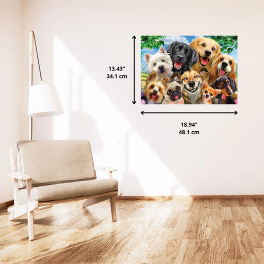 Dog Selfie 500 Piece Jigsaw Puzzle by Schmidt Puzzle - 5