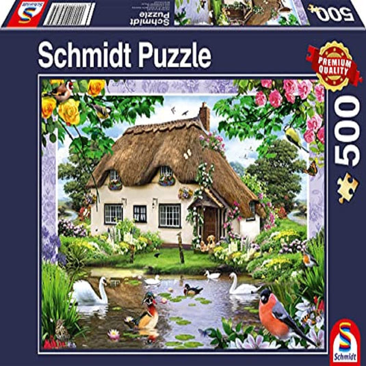 Romantic Country House 500 Piece Jigsaw Puzzle by Schmidt Puzzle - 1