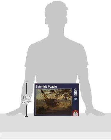 Boat In Port 1000 Piece Jigsaw Puzzle by Schmidt Puzzle - 2