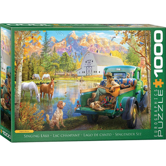 Singing Lake by Angelo Bonito 1000 Piece Jigsaw Puzzle by Eurographics - 1