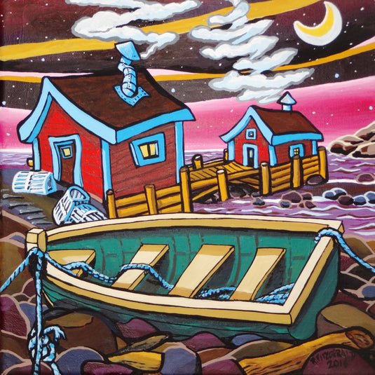 Smoky Skies by Reilly Fitzgerald 60 Piece Wooden Jigsaw Puzzle by StumpCraft