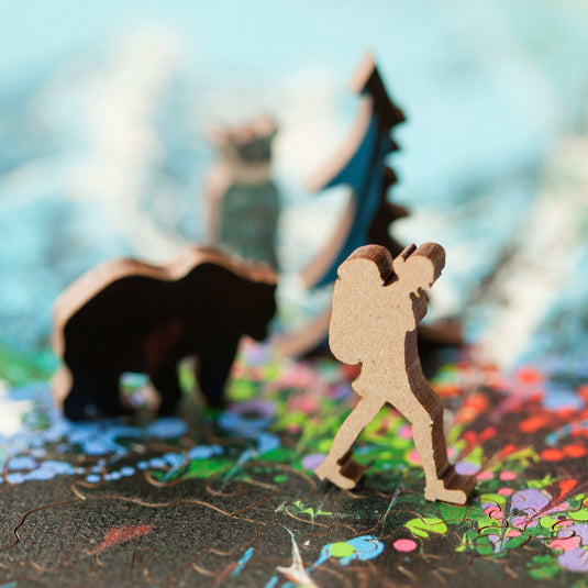 I Will Go There by Serge Dube 445 Piece Wooden Jigsaw Puzzle by Stumpcraft