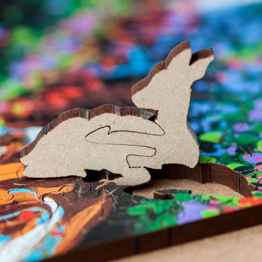 I Will Go There by Serge Dube 445 Piece Wooden Jigsaw Puzzle by Stumpcraft