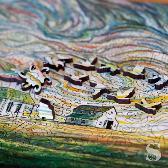 Morning by Steve R. Coffey 595 Piece Wooden Jigsaw Puzzle by Stumpcraft