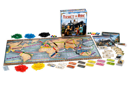 Ticket To Ride: Rails And Sails Board Game by Days Of Wonder