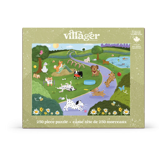 Bark Park 250 Piece Jigsaw Puzzle by Villager Puzzles