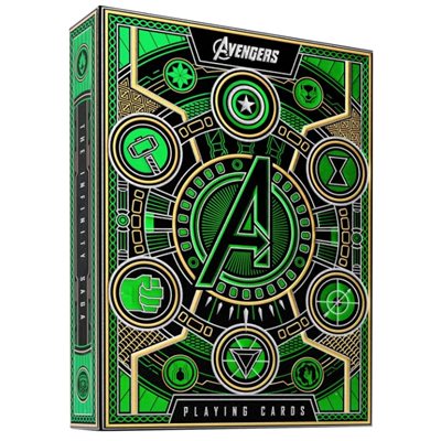 Theory 11 Playing Cards - Marvel: Avengers Green Edition