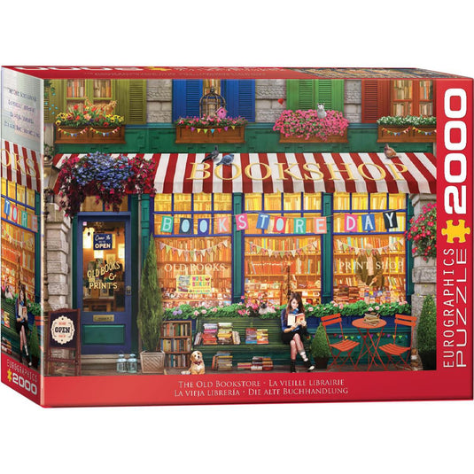 The Old Bookstore byOlena 2000 Piece Jigsaw Puzzle by Eurographics - 1