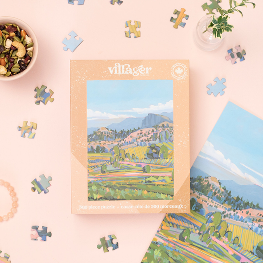 Wine Country 500 Piece Puzzle by Villager Puzzles