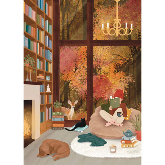 Dream Library 1000 Piece Jigsaw Puzzle by Villager Puzzles - 4