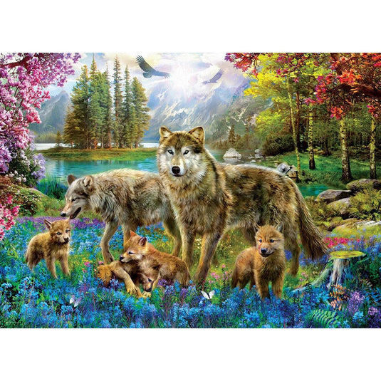Wolf Lake Fantasy by JanPatrik 500 Piece Jigsaw Puzzle by Eurographics - 2