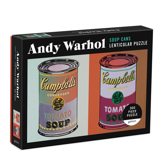 Soup Cans 300 Piece Jigsaw Puzzle by Galison - 1
