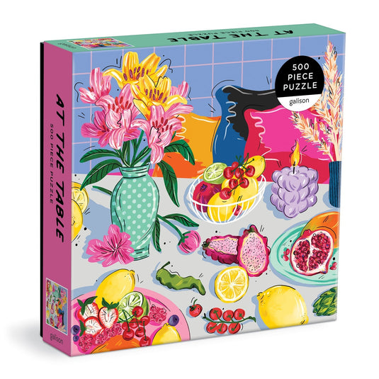 At the Table 500 Piece Jigsaw Puzzle by Galison - 1
