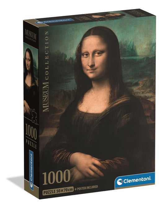 Museum: Mona Lisa - Da Vinci 1000 Piece Jigsaw Puzzle by Clementoni Puzzles - 1