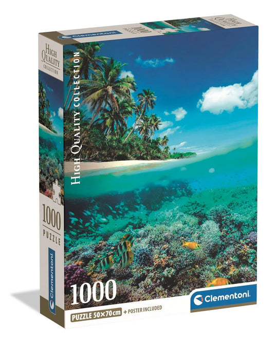 Summer Paradise 1000 Piece Jigsaw Puzzle by Clementoni Puzzles - 1