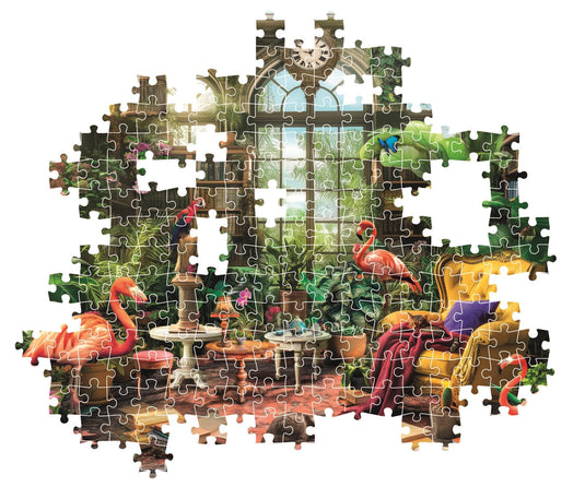 The Greenhouse Library 1000 Piece Jigsaw Puzzle by Clementoni Puzzles - 3