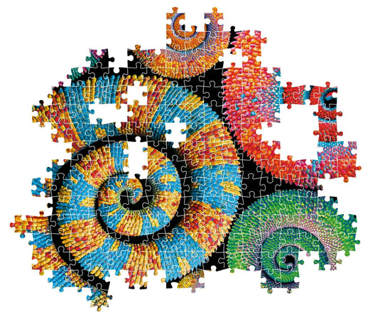 Colorboom: Curly Tails 500 Piece Jigsaw Puzzle by Clementoni Puzzles - 5
