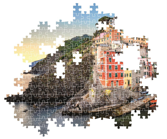Riomaggiore Coast 500 Piece Jigsaw Puzzle by Clementoni Puzzles - 3